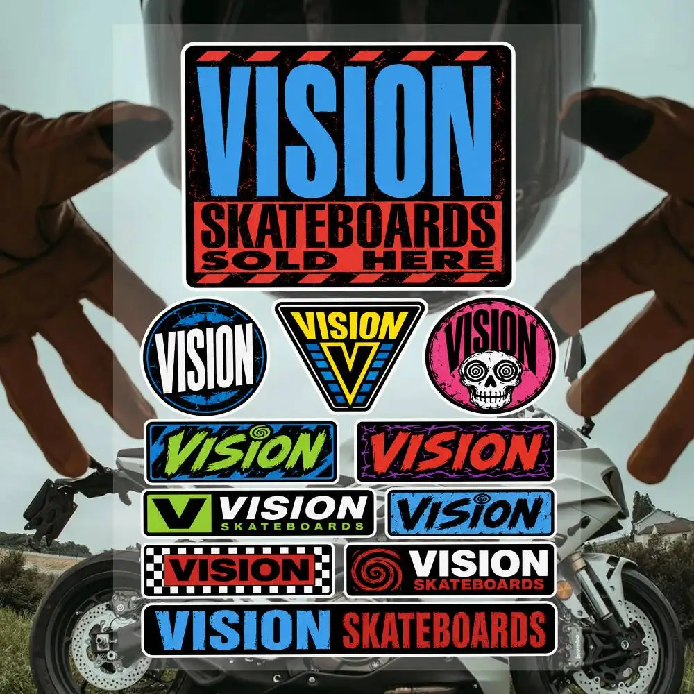 Vision Streetwear Brand - Vision Skas-teboas-rds Streetwear Brand Stickers Set