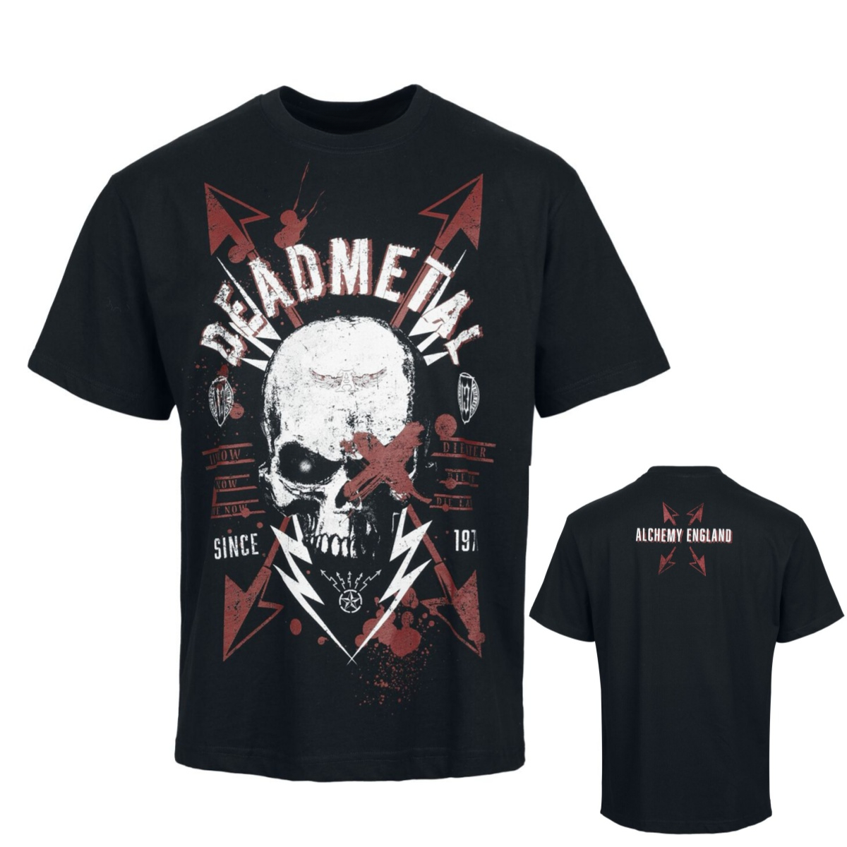 Gothic Streetwear Brand - Dead Metal Skull Dark Gothic Brand