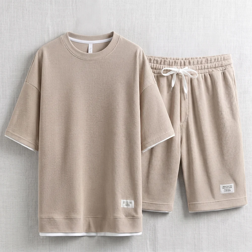 Summer Men's Waffle Knit Track - огляд і ціна Streetwear Brand Shorts