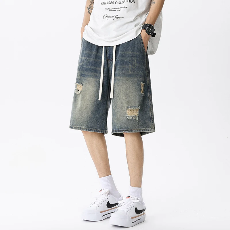 Summer Thin Denim Shorts Men's - огляд і ціна Streetwear Brand Shorts
