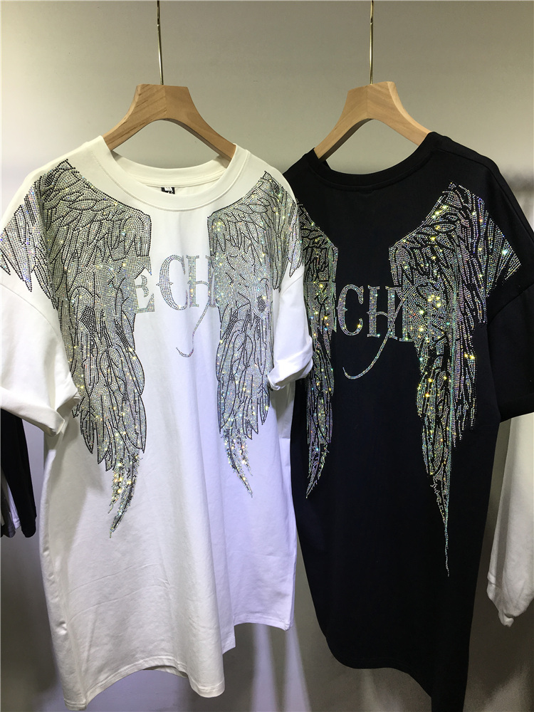 L-4XL Oversize Rhinestone Ange - огляд і ціна Women Streetwear Brand