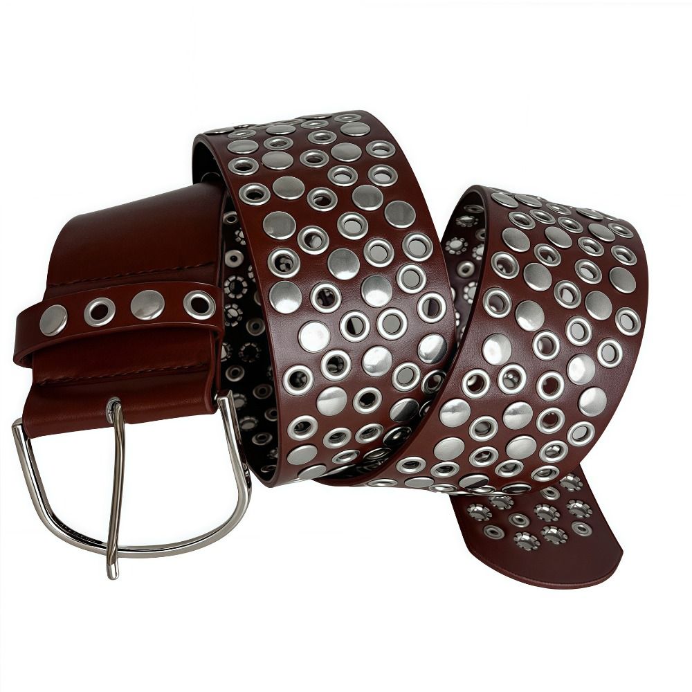 Punk Hollow Eyelet Rivet Belt  - огляд і ціна Streetwear Brand Belts