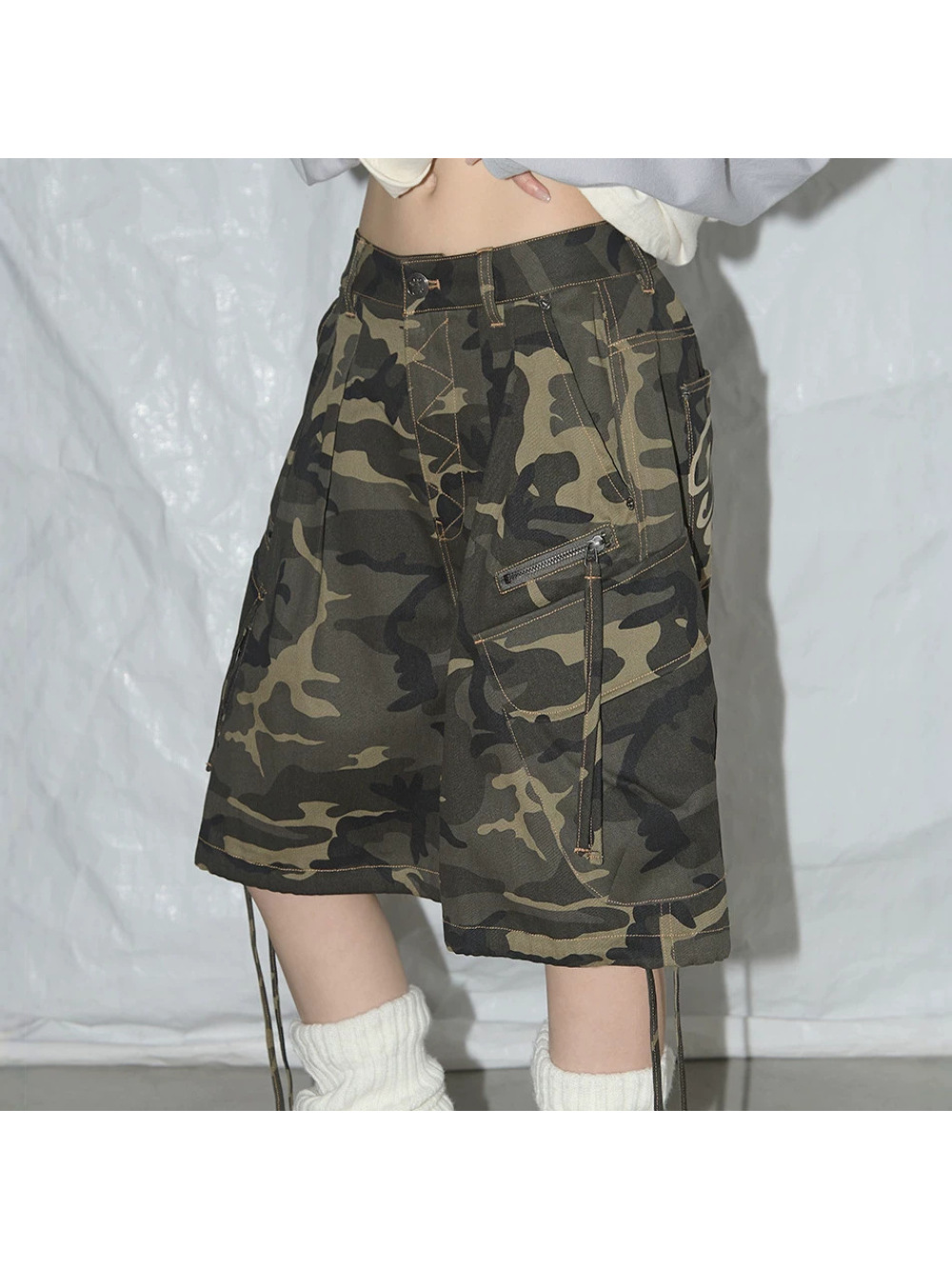 2026 new summer hip-hop camouf - огляд і ціна Streetwear Brand Shorts