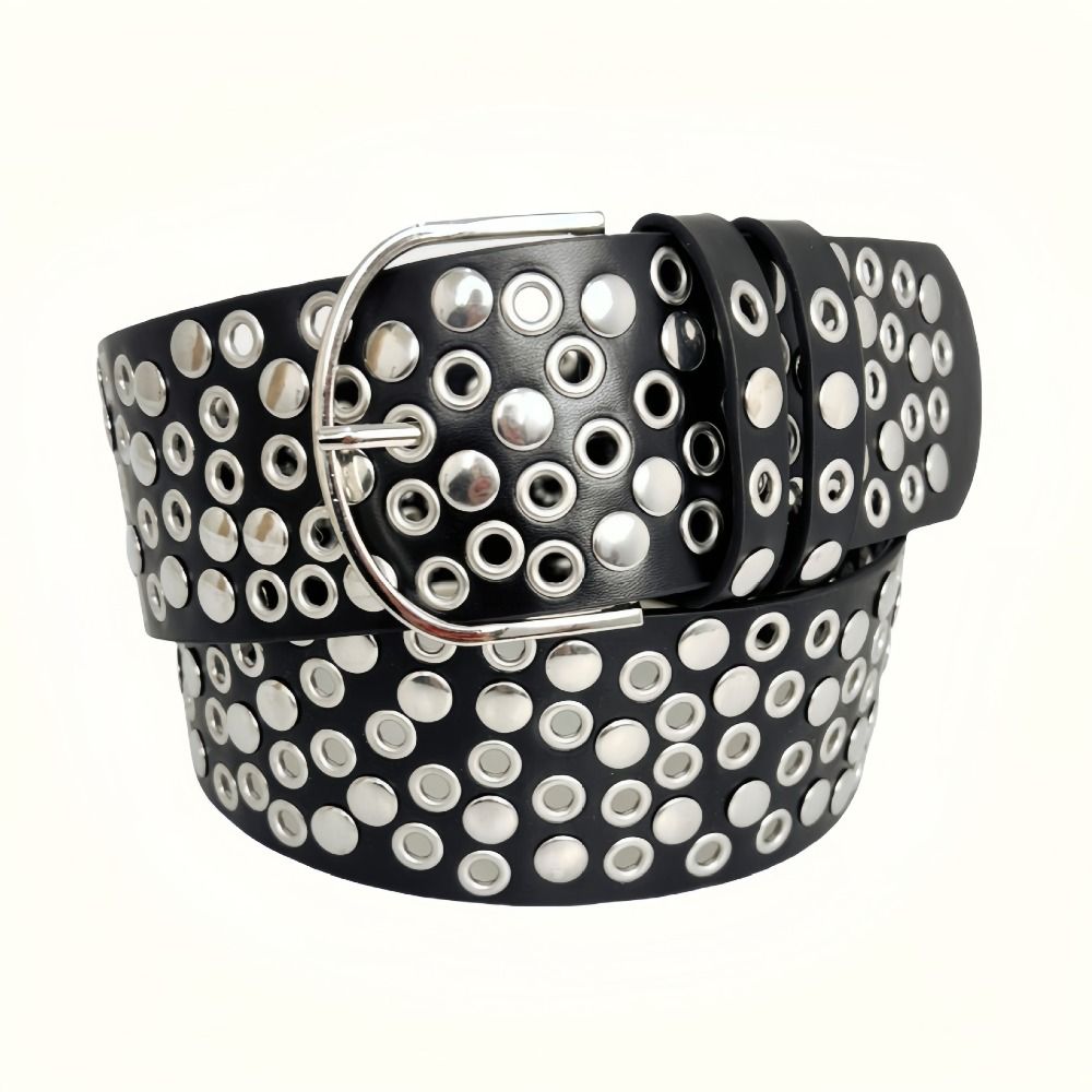 Punk Hollow Eyelet Rivet Belt  - огляд і ціна Streetwear Brand Belts