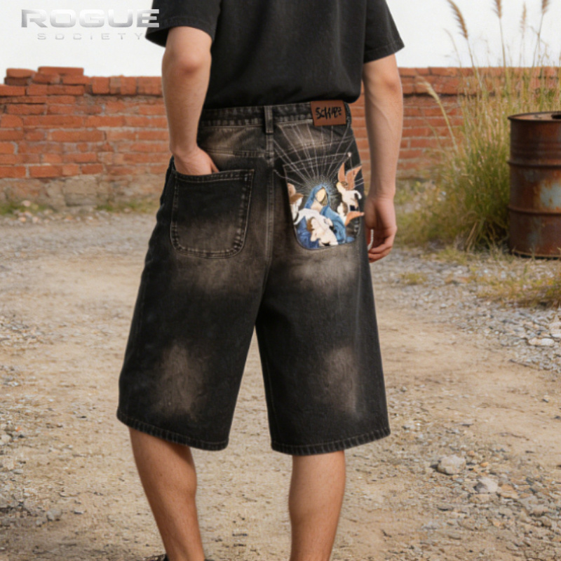 Summer Luxury Harajuku Jeans B - огляд і ціна Streetwear Brand Shorts