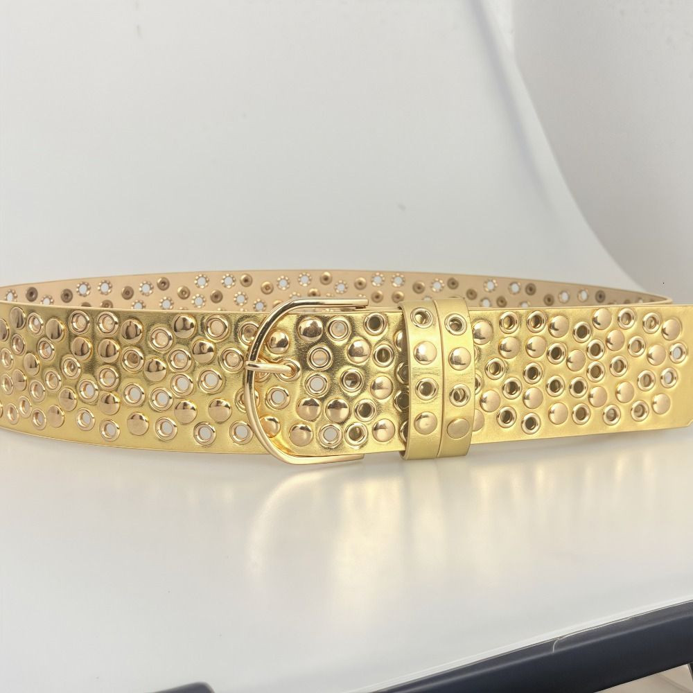 Punk Hollow Eyelet Rivet Belt  - огляд і ціна Streetwear Brand Belts