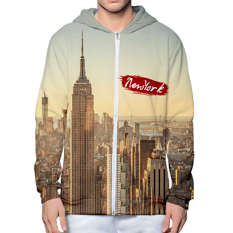 Autumn Winter 3D Printed New Y - огляд і ціна Streetwear Brand New York