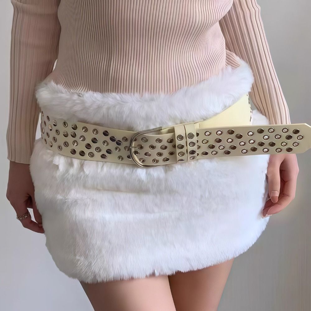 Punk Hollow Eyelet Rivet Belt  - огляд і ціна Streetwear Brand Belts