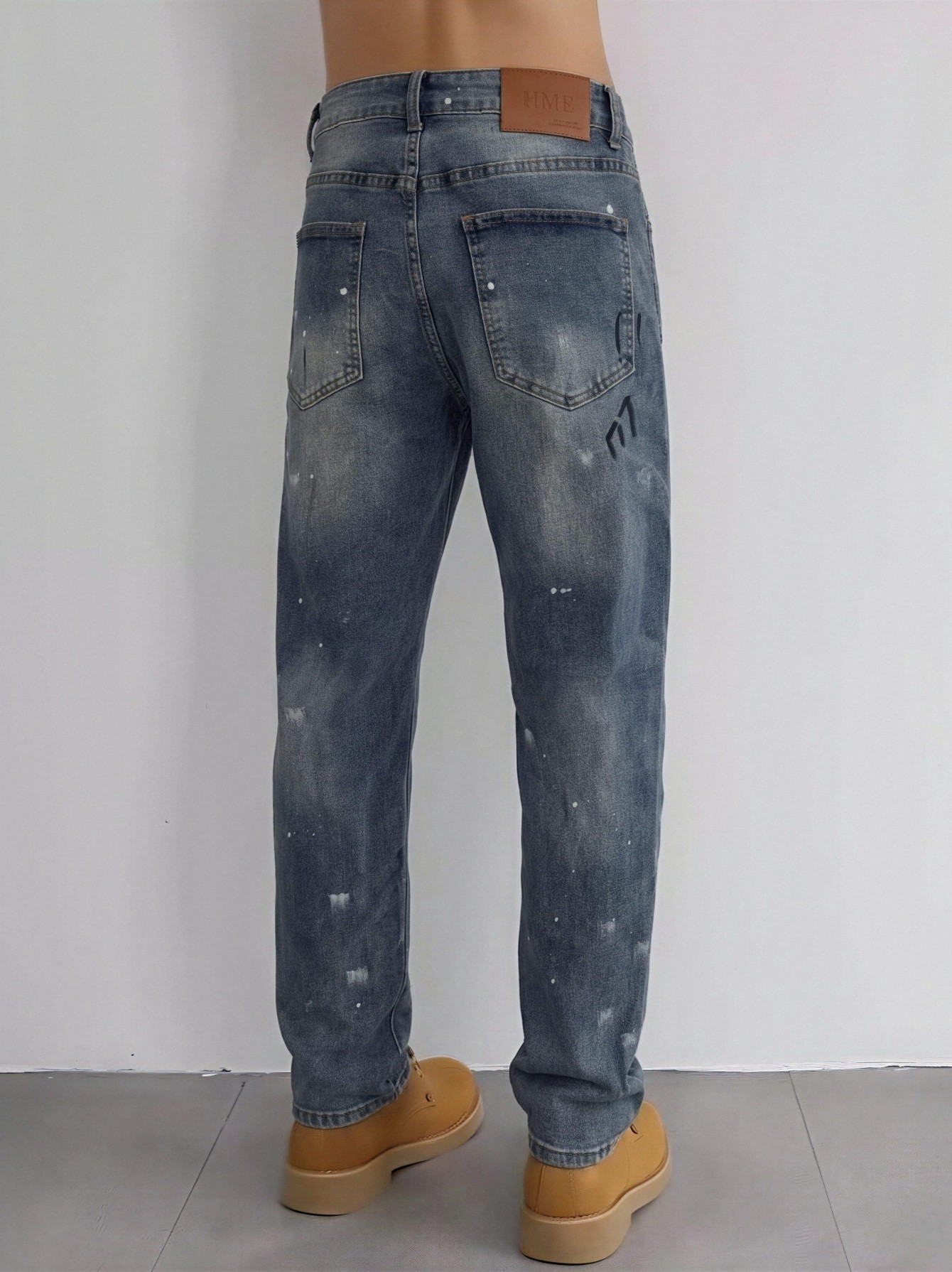 【HME】Men's jeans | Ripped Dist - огляд і ціна Streetwear Brand Tags