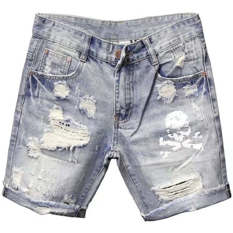 Summer Men's Worn Bead Hole Be - огляд і ціна Streetwear Brand Shorts